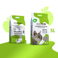 Clean + : Clumping Cat Litter : 5L : Apple